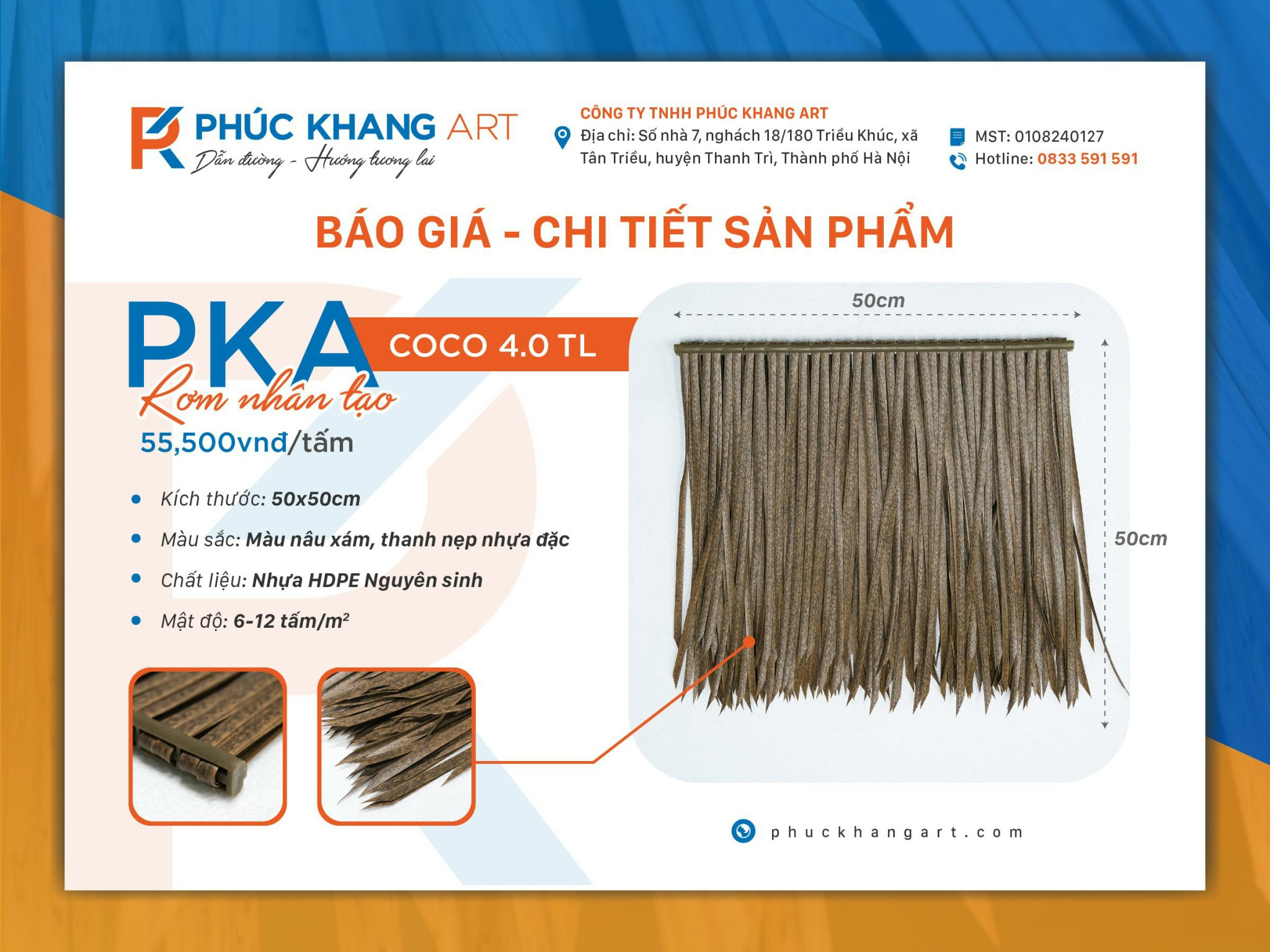 Bảng báo giá chi tiết rơm nhân tạo cập nhật mới nhất